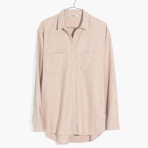 NWT Madewell Flannel Sunday Shirt in Speckle